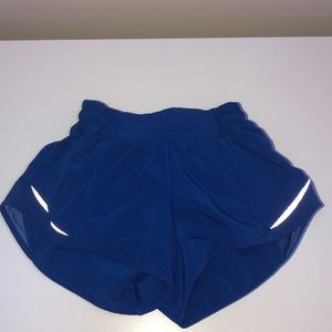 Lululemon Hotty Hot Short 2.5” Royal Blue Size 2